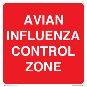 AVIAN INFLUENZA CONTROL ZONE